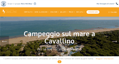 Desktop Screenshot of campingcavallino.com