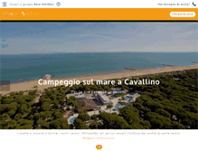 Tablet Screenshot of campingcavallino.com
